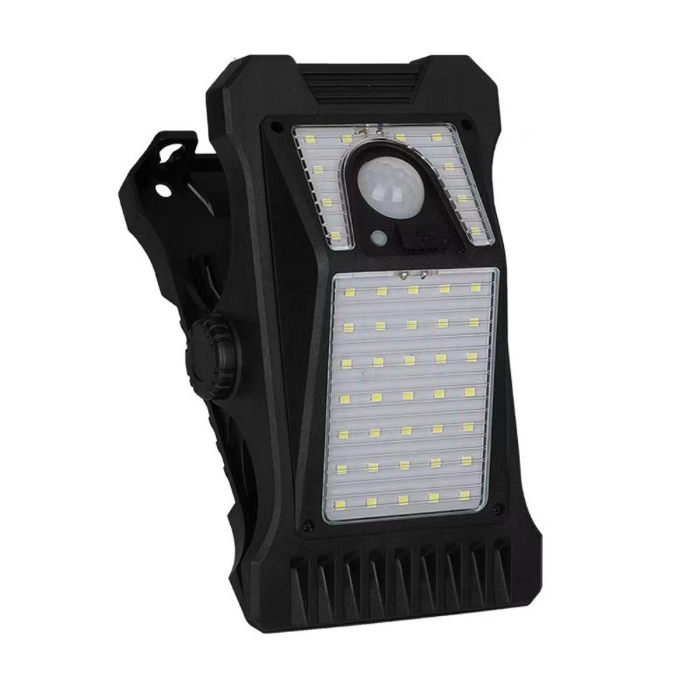Outdoor Solar Clip Light Waterproof Motion Sensor LED Solar Garden Lights Night Lighting High Power Camping Lamp