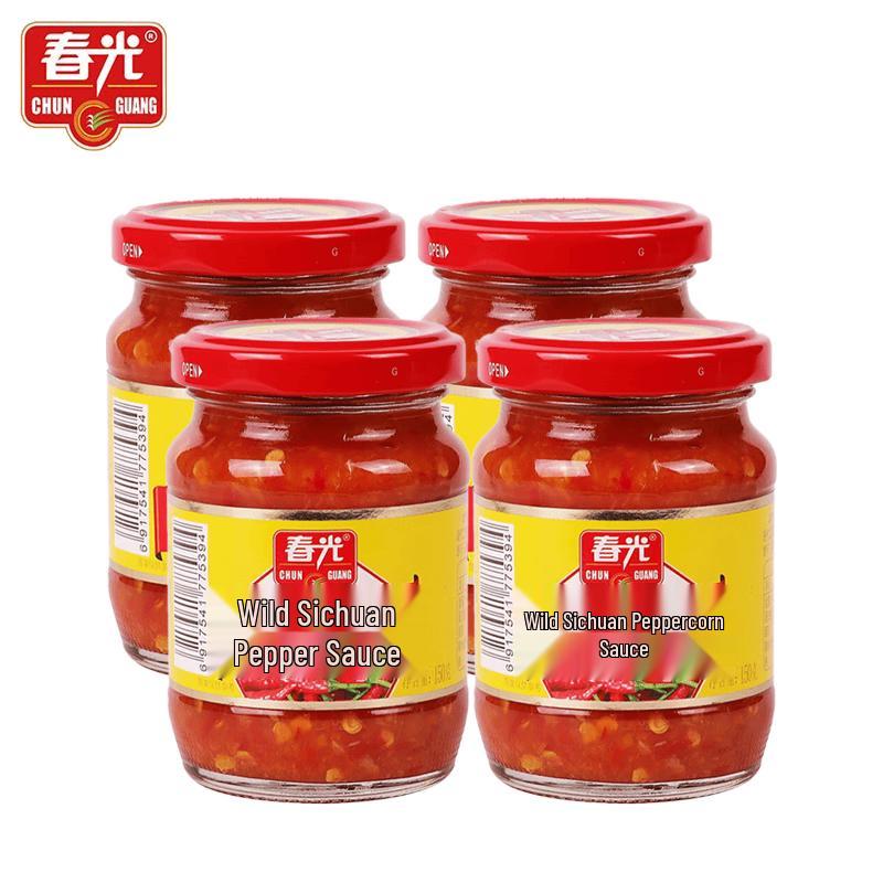 ChunGuang Hainan Wild Pepper Chili Sauce 4-Pack