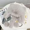 Girls' Winter Furry Lei Feng Hat with Cute Bear Ears and Face-Revealing Design for Northeast China
