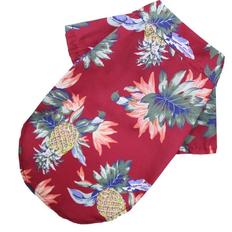 Hawaiian Beach Style Dog Shirt, Teddy, French Bulldog, Cat, Small To Medium Pet, Pet Jacket, Summer Clothing