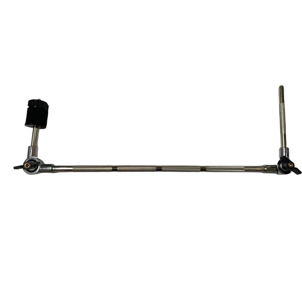 Jazz Drum Cymbal Stand & Cowbell Clamp: Dual-Sided Adapter & Extension Frame