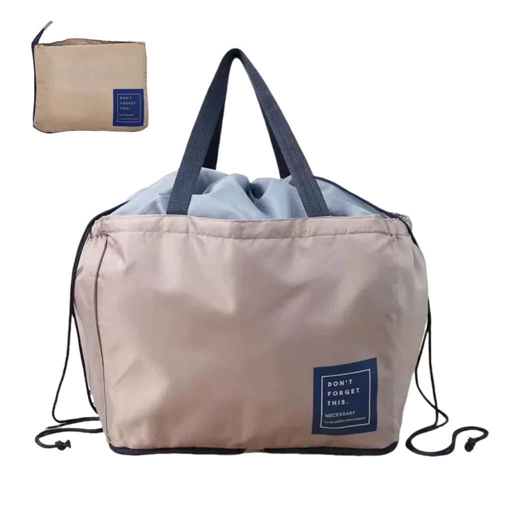 Large Eco Shopping with 25L Shoulder Bag [MiLifeStyle] [Insulated & Capacity] Bag, Foldable, Basket, Drawstring, Capacity, Lightweight, Durable,