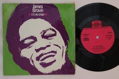 7inch Record JAMES BROWN - I'll Go Crazy NEP44068 Pye Internation 1966 UK Soul/Funk Used
