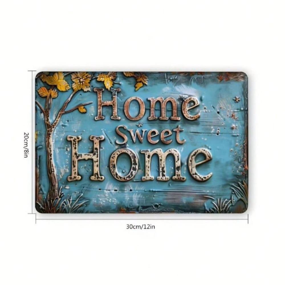 Retro Metal Wall Art Sign for Living Room Decor 20x30cm