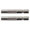 Quick Bit Conversion with 6 35mm Hex Shank Adapter, Converts To 4mm System, Magnetic Holder for Easy Bit Change 2 Pieces