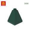 Ungiftig 74 Stück/Los 3688 Schräge 75° 2 X 2 X 2 Vierfach Konvexer Stein Moc Farbe Zubehör Kompatibel Mit Stein Diy Kinderspielzeug