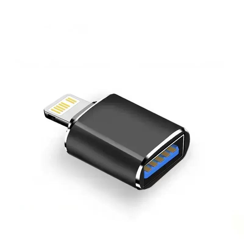 

OTG USB 3.0 Adapter for IPhone 14 13 12 Pro XS Max XR X 8 Plus 7 6s IPad Lightning Male To USB3.0 Adapter for IOS13 Above