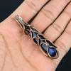 Sodalite Gemstone Handmade Pure Copper Wire Wrap Jewelry Pendant For Thanksgiving