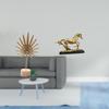 Nordic Abstract Metal Horse Sculpture Figurine Creative Collectible Art Ornament for Table Desk