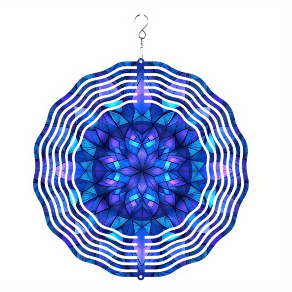 

Colorful Kinetic Wind Spinner Metal Garden Sculpture for Outdoor Yard Patio Decoration Windmill Wind Chime 01A