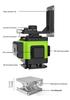High-Precision Laser Level with Green Light, 12-16 Lines, for Walls and Floors, Automatic Leveling