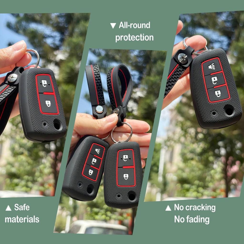 For Nissan Kicks Remote Key Fob Case With Keychain Protection For Nissan Qashqai Navara Horn Altima Sunny Cefiro A32 Juke Xtrail