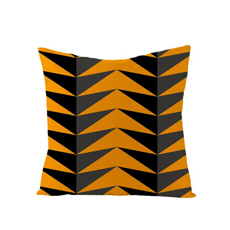 New Home Furnishings Halloween Polyester Pillow Case Home Pumpkin Ghost Fire Cushion Waist Pillow Case