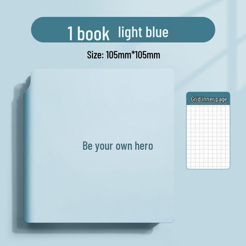 Fickduk: Portabelt rutat anteckningsblock & Praktisk anteckningsbok