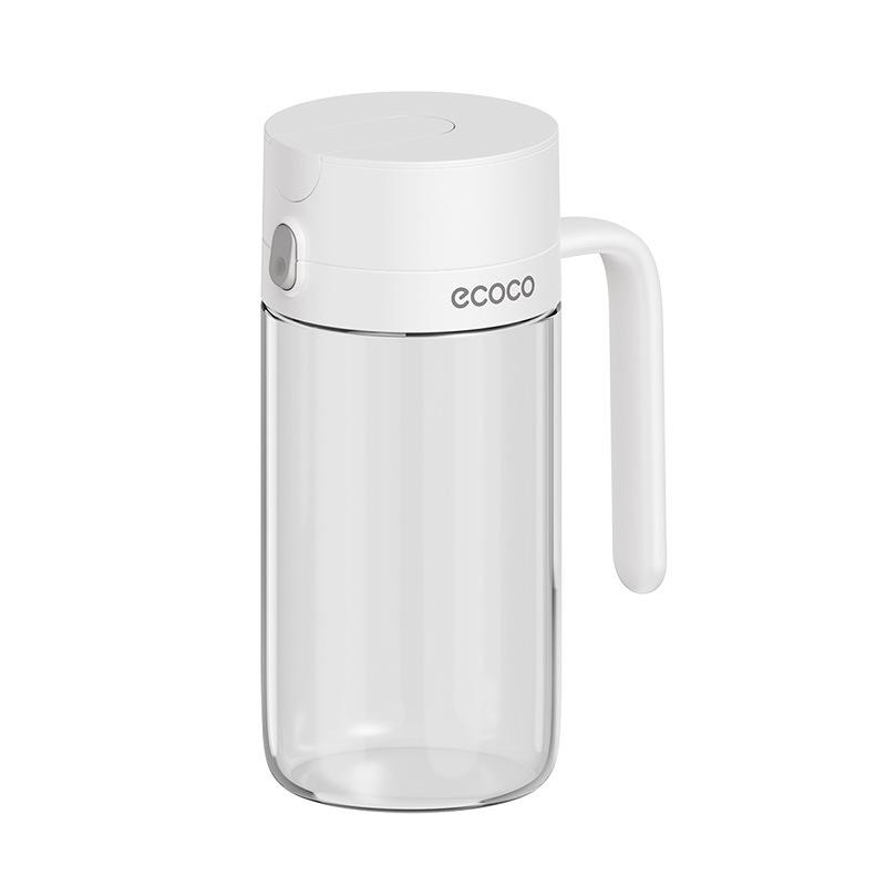 Household Glass Oil Pot, Kitchen Soy Sauce, Vinegar and Condiment Bottle, Storage Jar, Automatic Opening and Closing Oil-proof Bottle