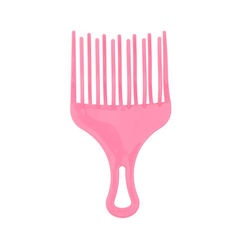 1 Peine Afro con Púas Insertables Peine Ancho Dientes Horquilla para el Cabello Cepillo Hombre Cabello Cabeza con Aceite Peine de Plástico con Engranajes Herramientas de Peluquería para Cabello Afro Rizado