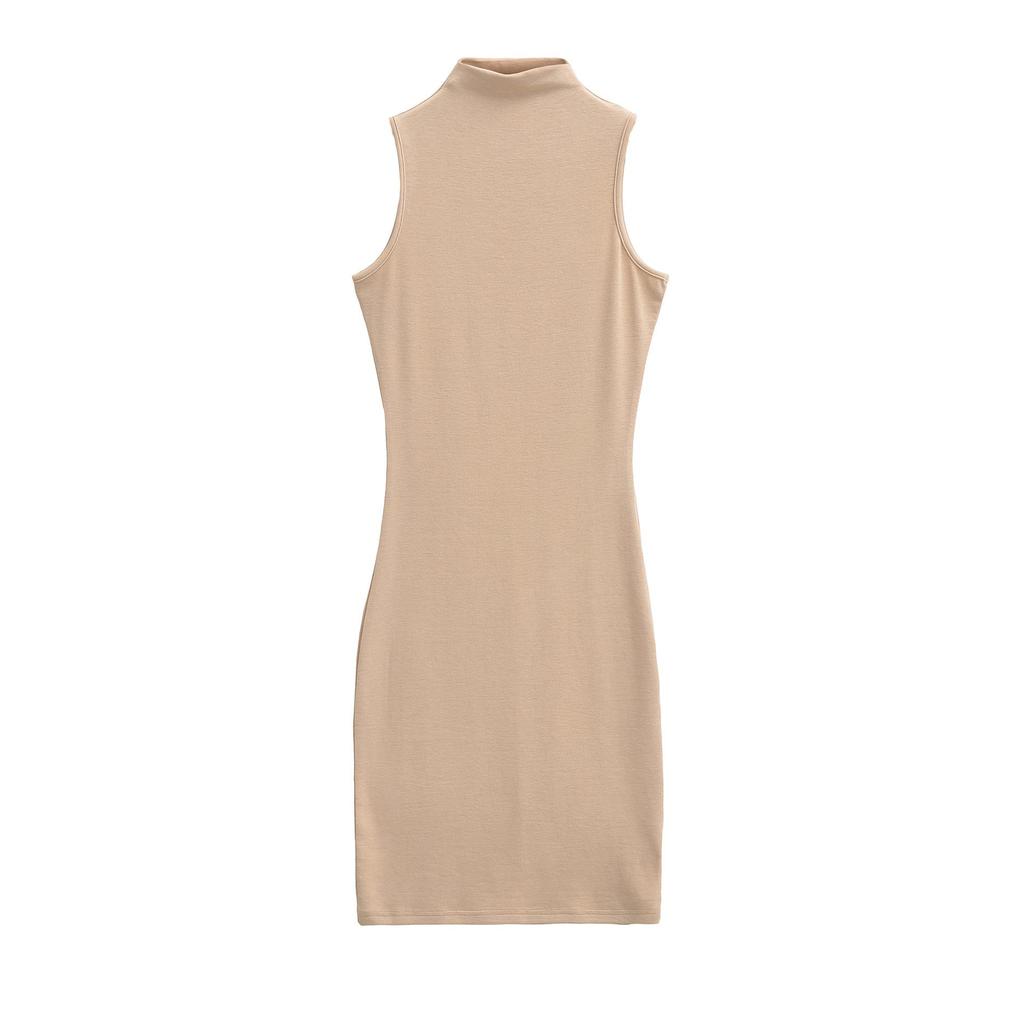 Spring 2026 Women's Spicy High-Waisted Sleeveless Bodycon Dress & V-Neck Cardigan Two-Piece Set