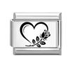 Laser Engraving Eyes Star Music Note Flowers Ball Sun Italian Charm Links Fit 9mm Bracelet Stainless Steel Women DIY Making Gift