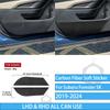 Real Carbon Fiber Car Accessories Gear Air Vent Set Trim Cover Soft Sticker For Subaru Forester SK      2024