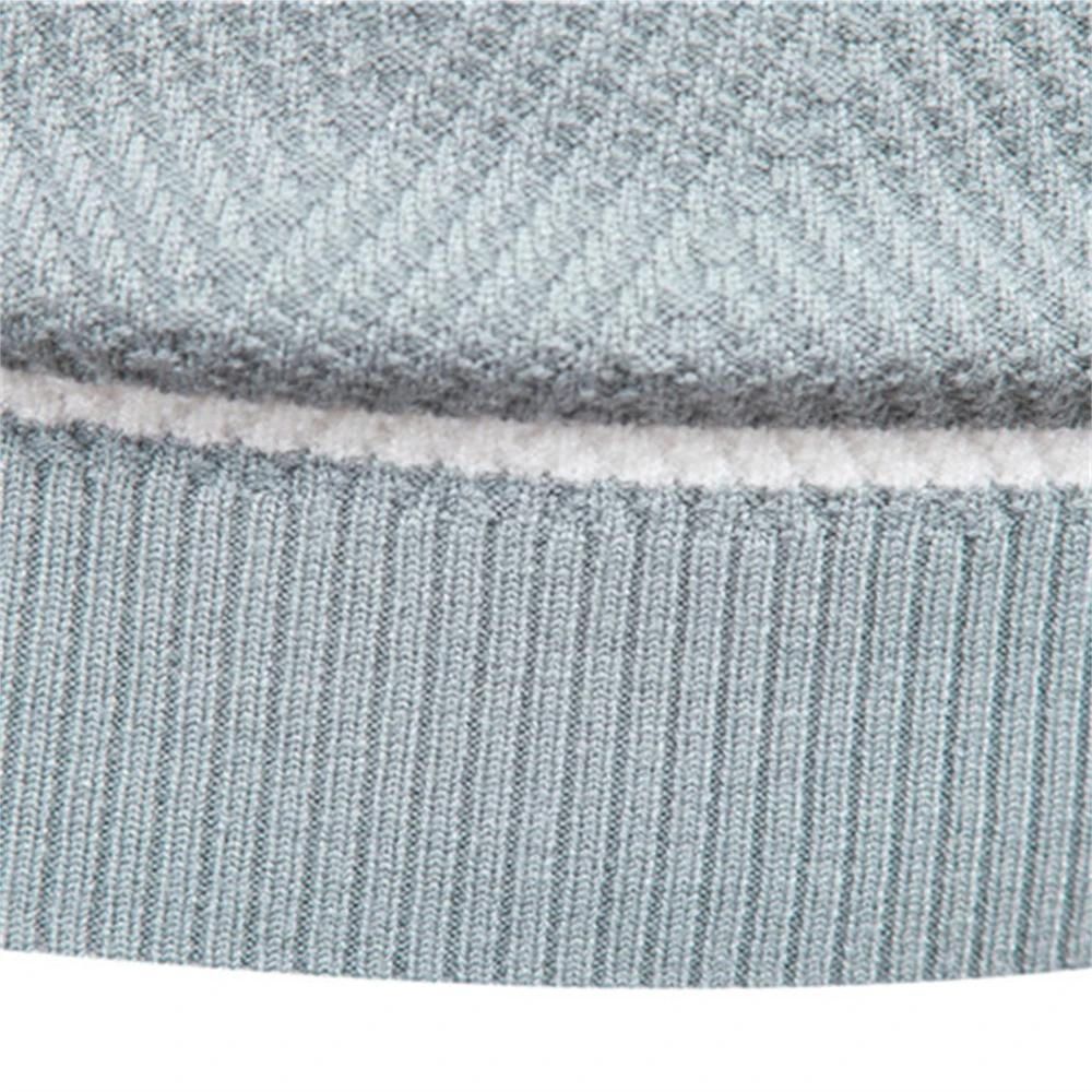 Spring Autumn Casual Sweater Men's Pullover Sweater Slim Men's Sweater Fashion Trend Simple Men's Sweater Long Sleeve Warm