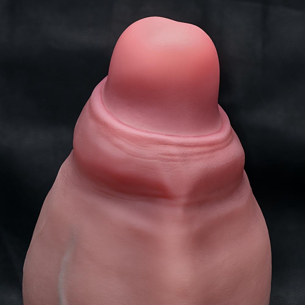 Dildo XXL Realist Extra Gros de 11cm, Penis Super Lat din Silicon Lichid cu Ventuză Puternică, Dildo Mare Ultra-Moale pentru Joc Anal și Vaginal, Bărbați Femei
