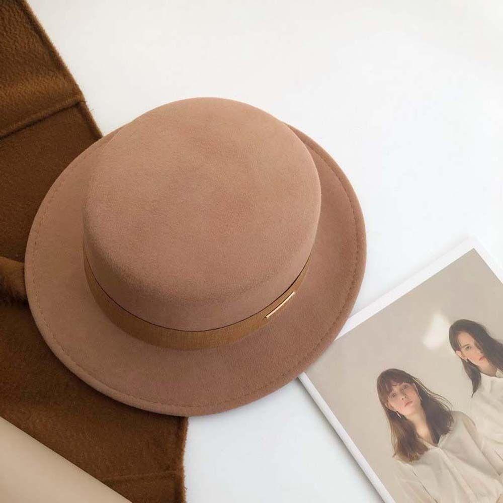 Vintage Looking British Top Hat Versatile Woolen Formal Hat Woolen Jazz Cap Fashion Show