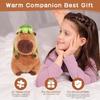 23cm Capybara Plush Simulation Capibara Anime Fluffty Toy Cute Doll Stuffed Animals Soft Doll Plush Christmas Thanksgiving Gift