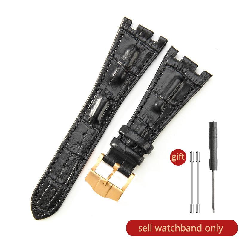 Cinturino Orologio in Pelle di Mucca Primo Strato per AP Aibi 15703 26471 26474 Serie Royal Oak Offshore 28mm Accessori Orologio per Uomo CinturinoMN