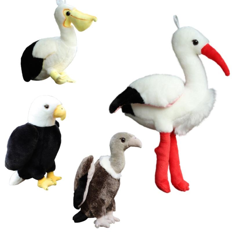 Realistic Eagle Plush Toy For Wildlife Enthusiasts 25cm/35cm/45cm