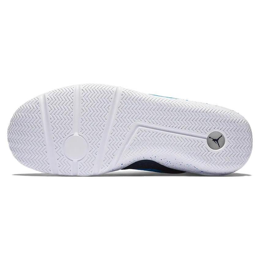 Jordan Reveal Cushioning, Wear Resistant Mid Top Vintage Basketball Shoes Men's Blue Black 834064-406