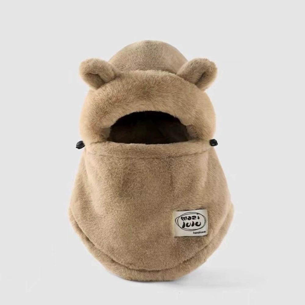 

Теплі шапки-пуловери, захисна маска від холоду для велоспорту, нова шапка із захистом вух, зима хакі