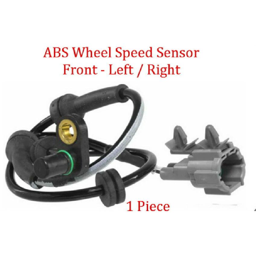 1 ABS Speed Sensor  Front Left or Right Fits: Frontier Pathfinder Xterra Equator