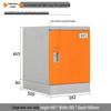 ABS Plastic Lockable Storage Cabinet for School Backpacks