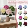 58cm Silk Artificial Hydrangea Flower Bouquet, Faux Hydrangeas for Home Table Decoration, Wedding Party Floral Arrangements