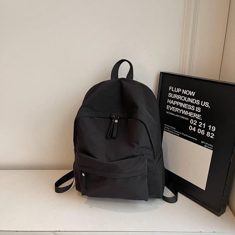 

Junior high school schoolbag women s large capacity leisure trend backpack fashion travel backpack чорний