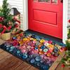 3D Colorful Button Entrance Door Mat Clothing Button Door Mat Kitchen Bathroom Non Slip Mat Home Decoration Welcome Mat