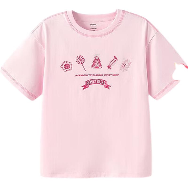 Balabala Girls' Harry Potter Short-Sleeve T-shirt