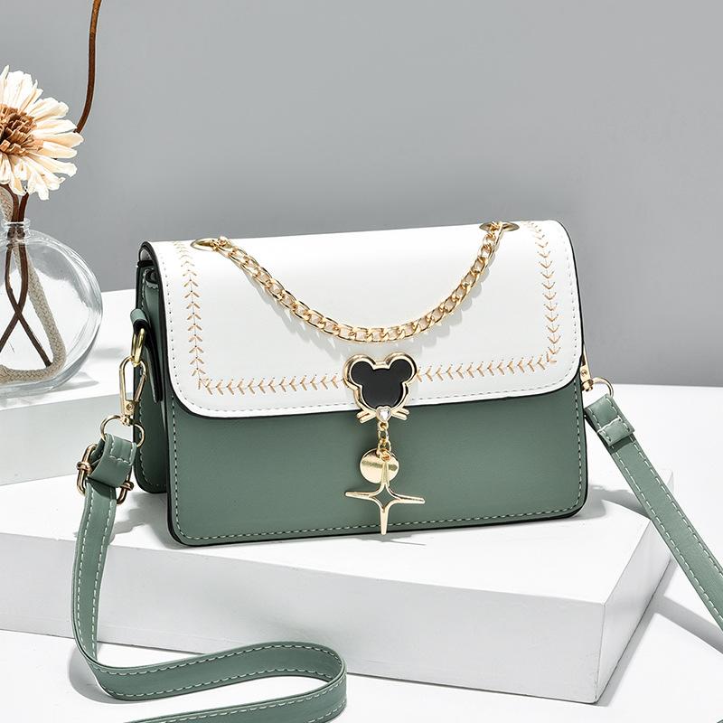 

Сумка из натуральной кожи женская легкая роскошная сумка через плечо сумка нового стиля женская модная цепочка сумочка для девочек универсальная кроссбоди