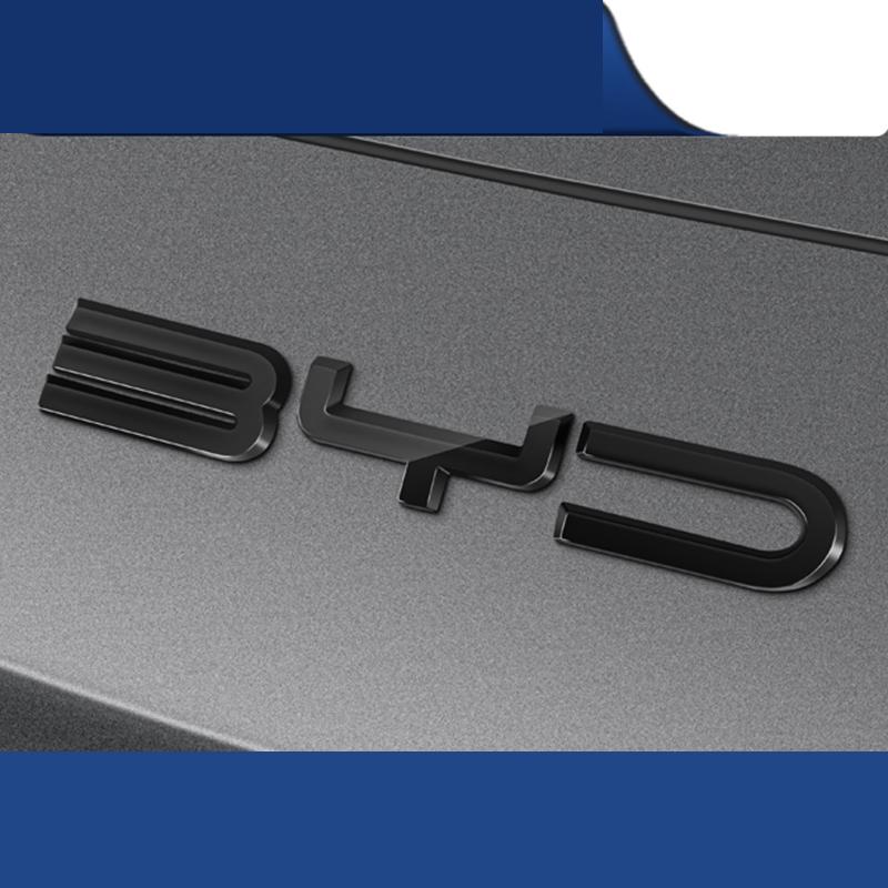 

For BYD Seal U Sealion 6 Song Plus 2024 Car Black Samurai Logo Blackened Cover Exterior Decoration Stickers Auto Accessories