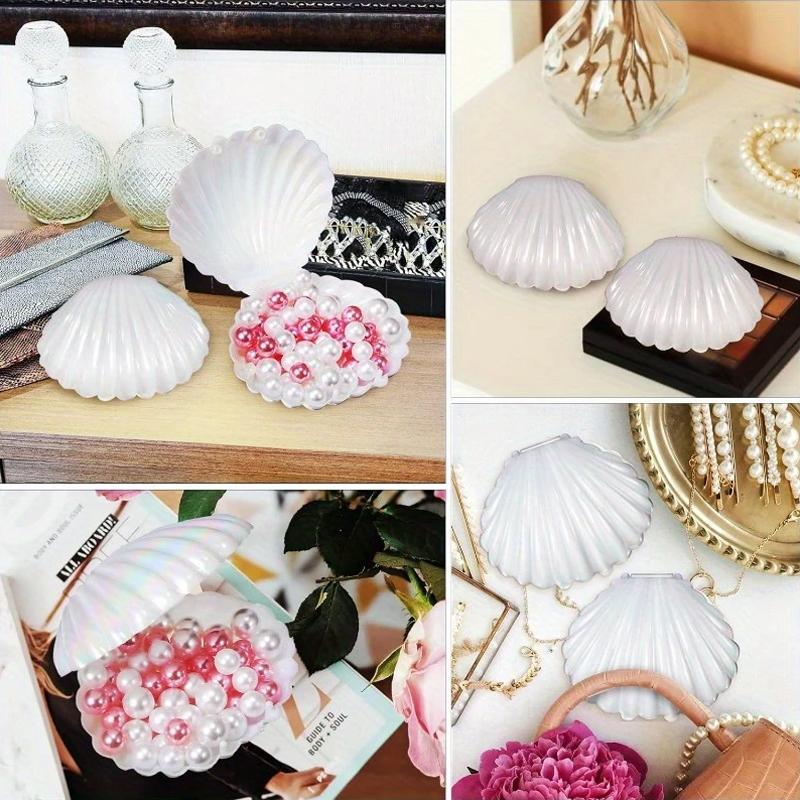 1Pc Waterproof And Moisture Resistant Wedding Shell Ornament Theme Ornament Shell Candy Box Party Snack Container Home Decoration