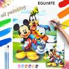 Disney Міккі Гуфі Дональд цифрова олійна картина DIY ручна розмальовка прикраса дому подарунок настінне мистецтво