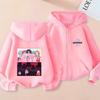 2025 New Y2K KPop Devil Hunter Zipper Hoodie Autumn Casual Long Sleeve Children's Clothing Fashion Versatile Girls' Top