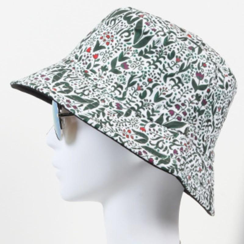 Stylish Floral Print Fisherman Hat Sun Protection Beach Bucket Hat