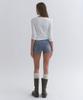 MUSINSA STANDARD WOMAN Women'S Micro Denim Shorts [Light Indigo]