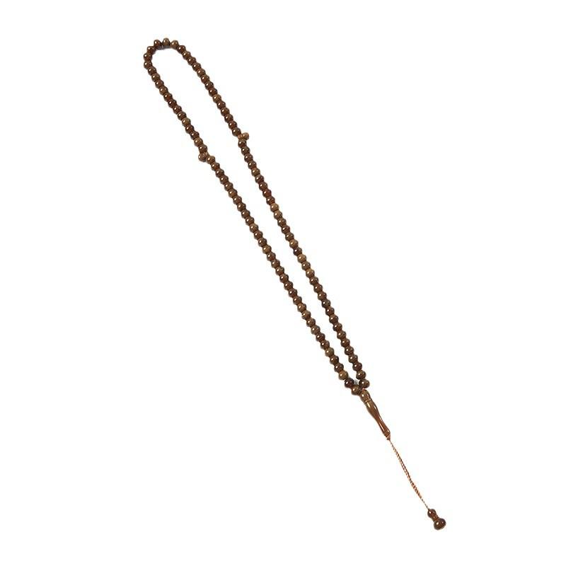 Arab Tasbih 99 Bead Rosary: Middle Eastern Muslim Prayer Beads Bracelet