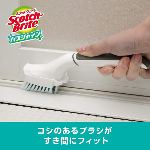 [Exclusive to .co.jp] 3M Bathroom Cleaning Brush Handy with Replacement Scotch Brite Bath Shine B-552J+R General Cleaning