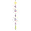 Crystal Prisms Pendant Creative Hanging Sun Catcher Versatile Sun Catcher Wind Chime for Wedding Decoration