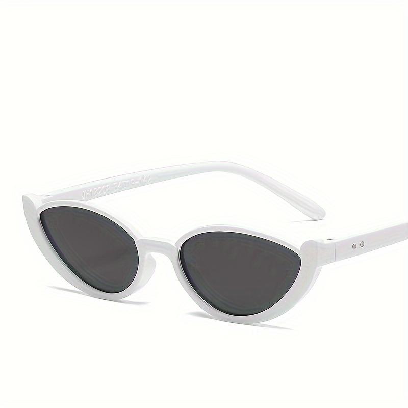 Kvinner Nye Small Cat Eye Solbriller Kvinner Menn Trendy Vintage Shades Eyewear Kjøring Sykkel Solbriller Halvramme solbriller