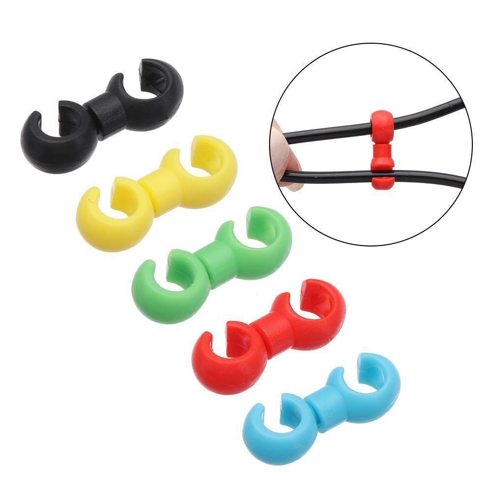 10pcs/Set Multi-Color Bike Cable Buckles  Brake/Derailleur/Hydraulic Line Tube