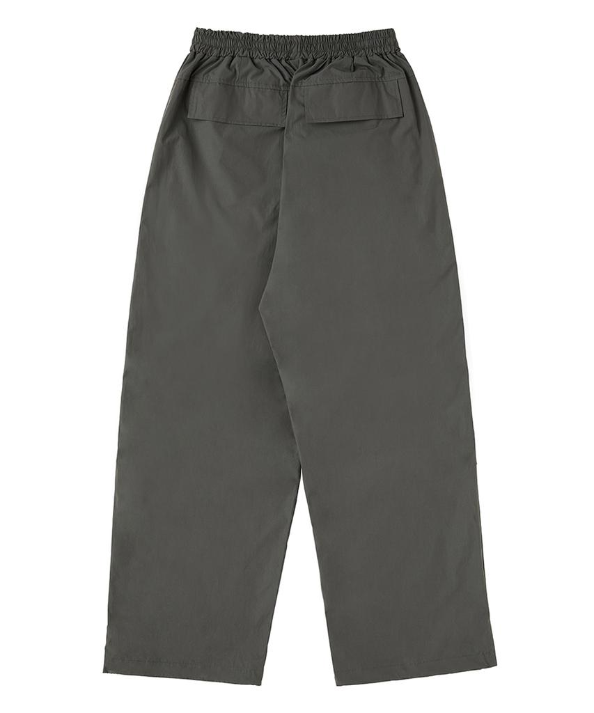 Urban Age [2Pack] Waterproof One-Pleat Parachute Wide Pants (3 Colors) (Type C)